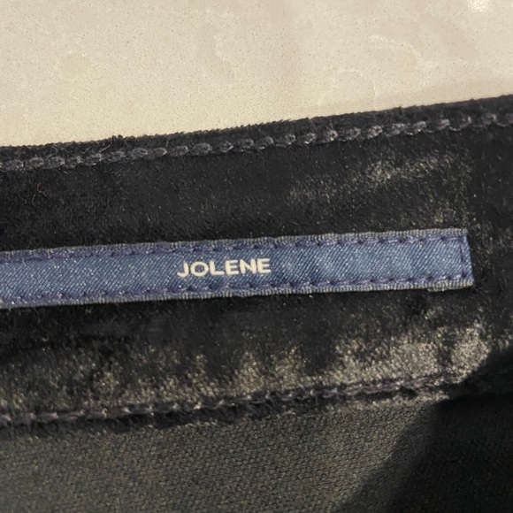 Citizens Of Humanity Crushed Velvet Pants. Size 29. Stormy Black. - Picture 5 of 12